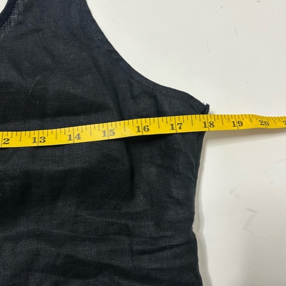 NWT Madewell Cross-Back A-Line Mini Dress in Linen - Picture 3 of 4